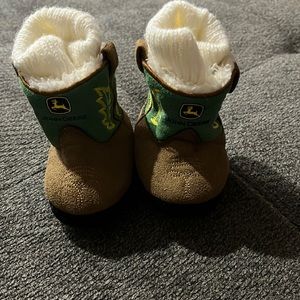 John Deere 0-6 month baby boots